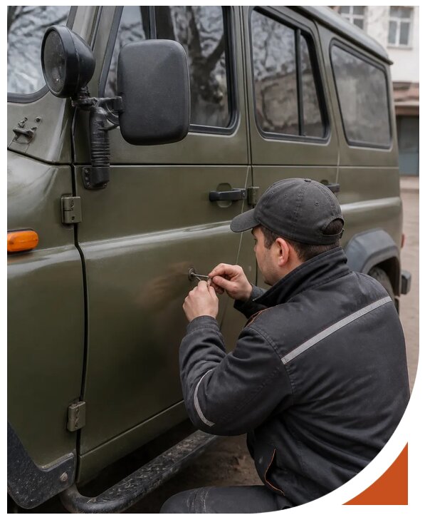 Профессиональное вскрытие автомобиля УАЗ без повреждений в Ржеве